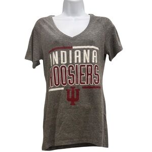 Indiana University v neck T-shirt